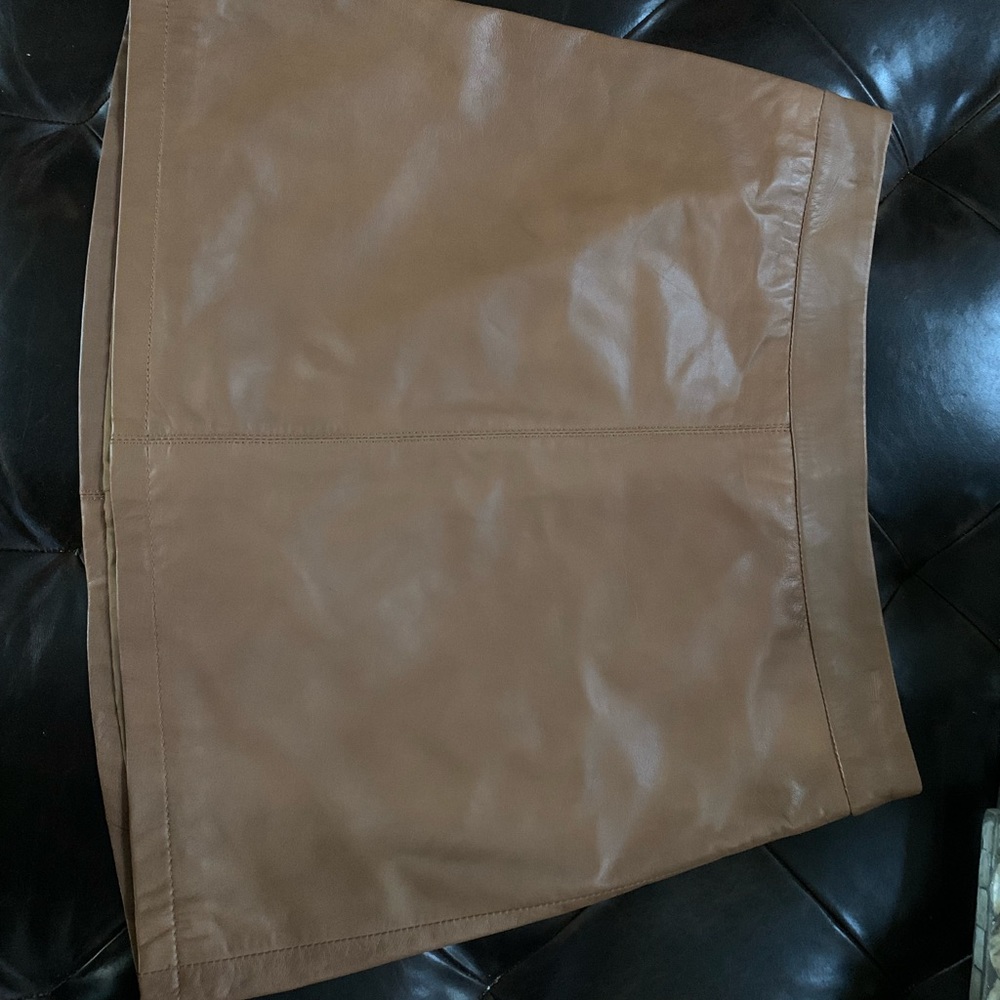 Leather skirt, new with tags, excellent condition!!